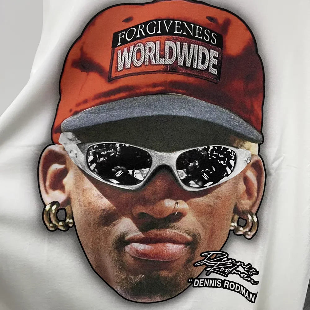 Dennis Rodman "Forgiveness Worldwide" Graphic Tee