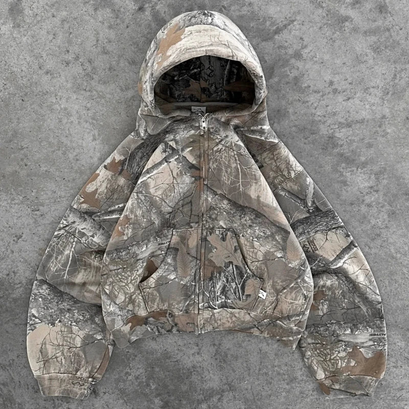 Realtree Edge® Boxy Zip-Up Hoodie